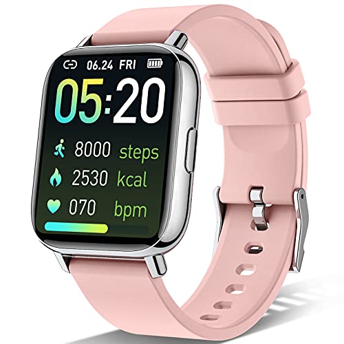 Sudugo Smartwatch Donna per Android iOS, con Sonno Monitor, Cardiofrequenzimetro, Cronometro, Contapassi Calorie Impermeabile IP67