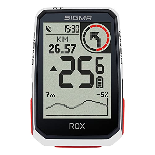 Sigma GPS ROX 4.0 HR Handset, Unisex Adulti, Bianco, Taglia Unica