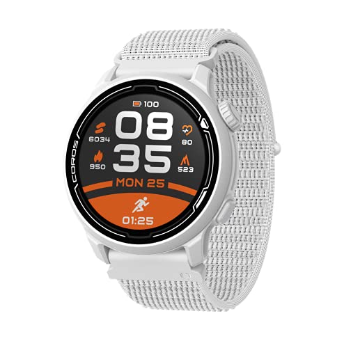 Orologio sportivo GPS COROS Pace 2 Premium (nylon bianco)